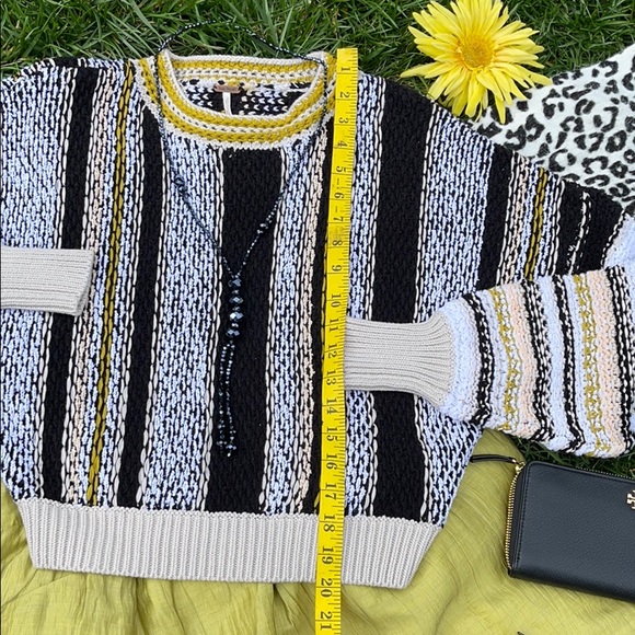 🌺 Free People; BNWT Porto Combo Sweater Sz. S & M - Picture 9 of 16